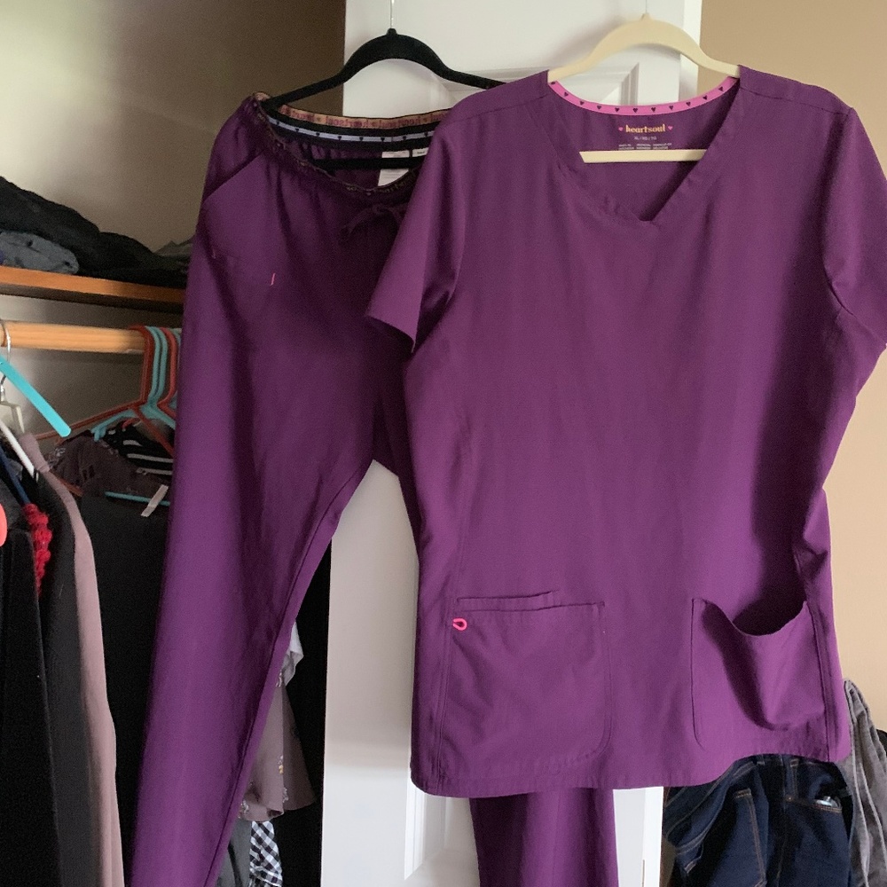 Heart and soul womens scrubs